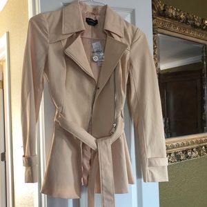 NWT Bebe blush light weight jacket XS